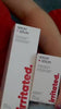 Irritated face and body serum 150ml and TINI 50ml serum boxes fragrance free sensitive skin